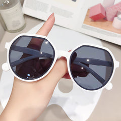 Oversized Oval Sunglasses Jelly Glasses UV400