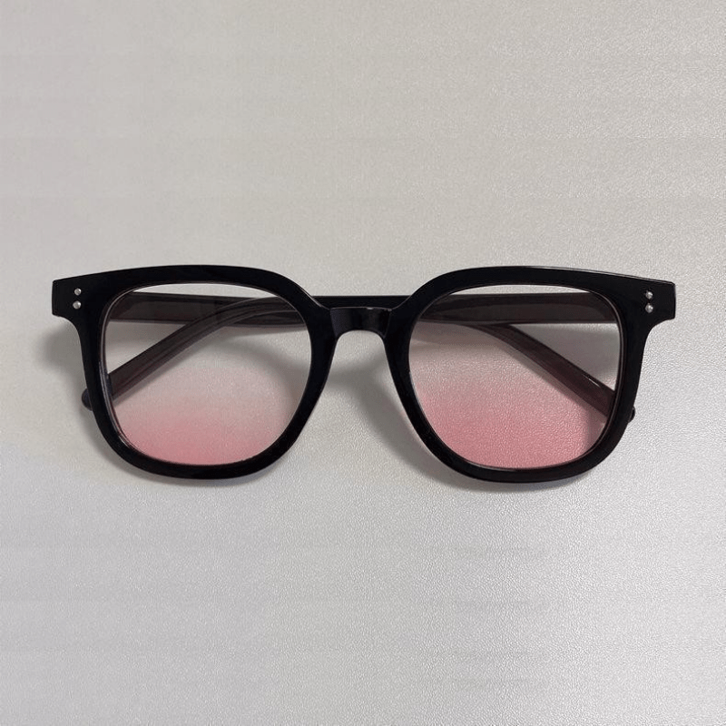Square Sunglasses Rivet Decor Glasses UV400
