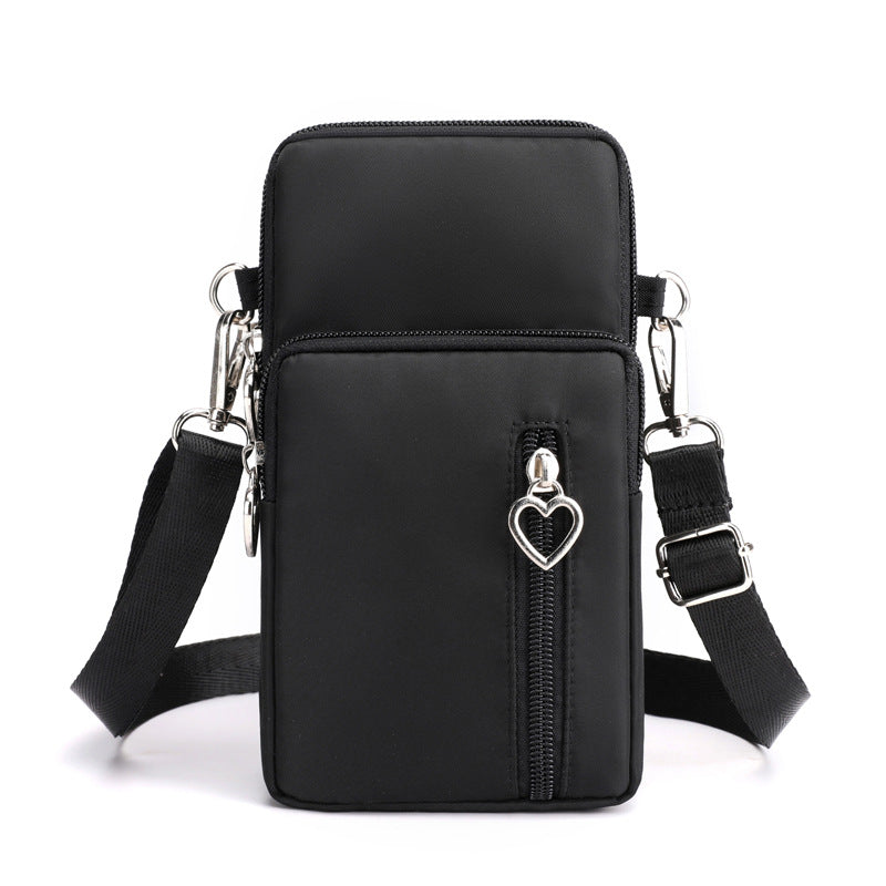 Minimalist Crossbody Bag Zipper Shoulder Bag Outdoor Phone Bag