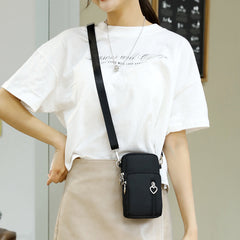 Minimalist Crossbody Bag Zipper Shoulder Bag Outdoor Phone Bag