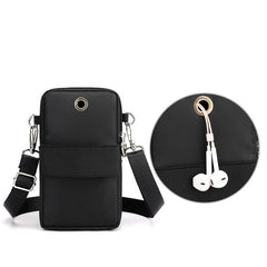 Minimalist Crossbody Bag Zipper Shoulder Bag Outdoor Phone Bag