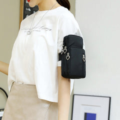 Minimalist Crossbody Bag Zipper Shoulder Bag Outdoor Phone Bag