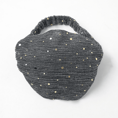 Sequin Decor Wide Brim Headband Elastic Head Hoop Stretchy Hair Band Women