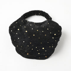 Sequin Decor Wide Brim Headband Elastic Head Hoop Stretchy Hair Band Women