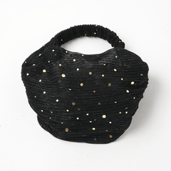 Sequin Decor Wide Brim Headband Elastic Head Hoop Stretchy Hair Band Women