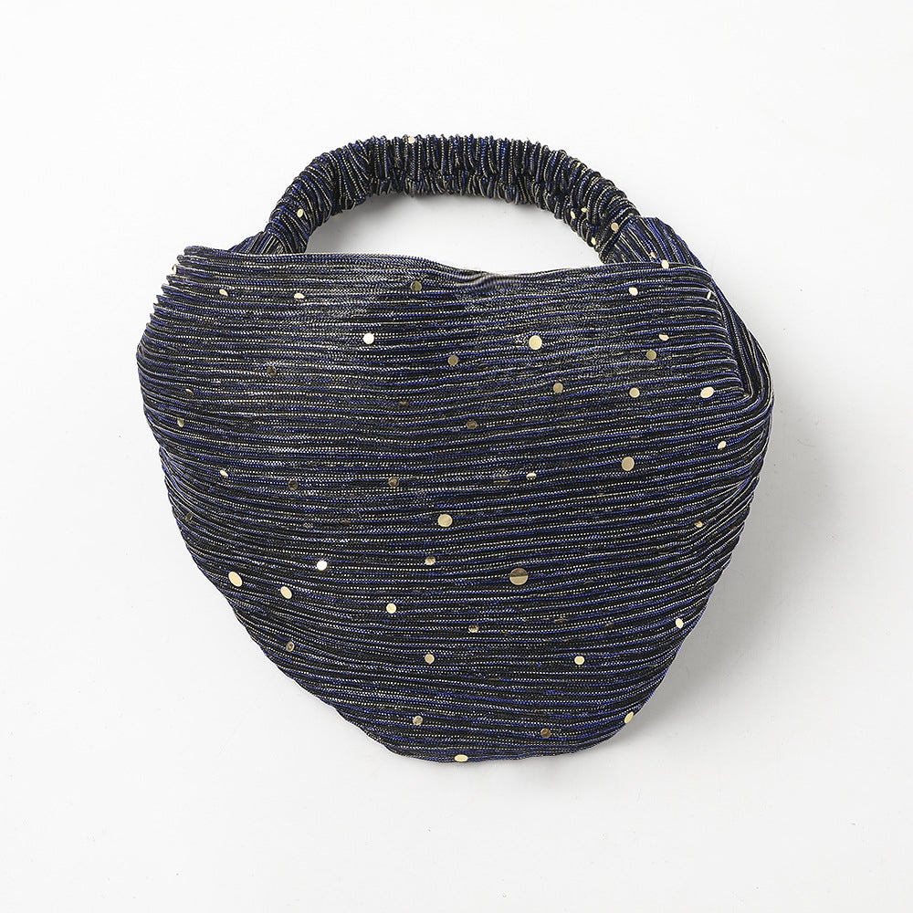Sequin Decor Wide Brim Headband Elastic Head Hoop Stretchy Hair Band Women