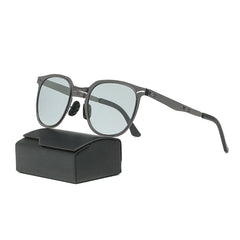 BY003 Polarized Driving Sunglasses UV400 Metal Frame Business Retro