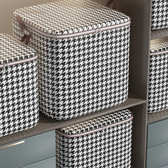 Quilt Storage Bags Foldable Bins Closet Organizers Stackable Containers