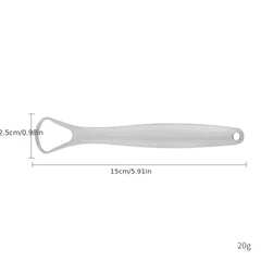 Stainless Steel Tongue Scraper Cleaner Beauty Health Gratte Langue