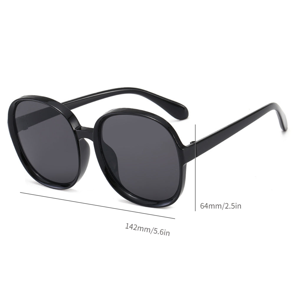 Oversized Round Sunglasses Men Women Gradient Glasses Driving UV400