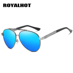 Polarized Oval Frame Sunglasses Driving Sun Glasses Shades Oculos Masculino