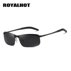 RoyalHot Polarized Alloy Rectangle Sunglasses Driving Sun Glasses P10013