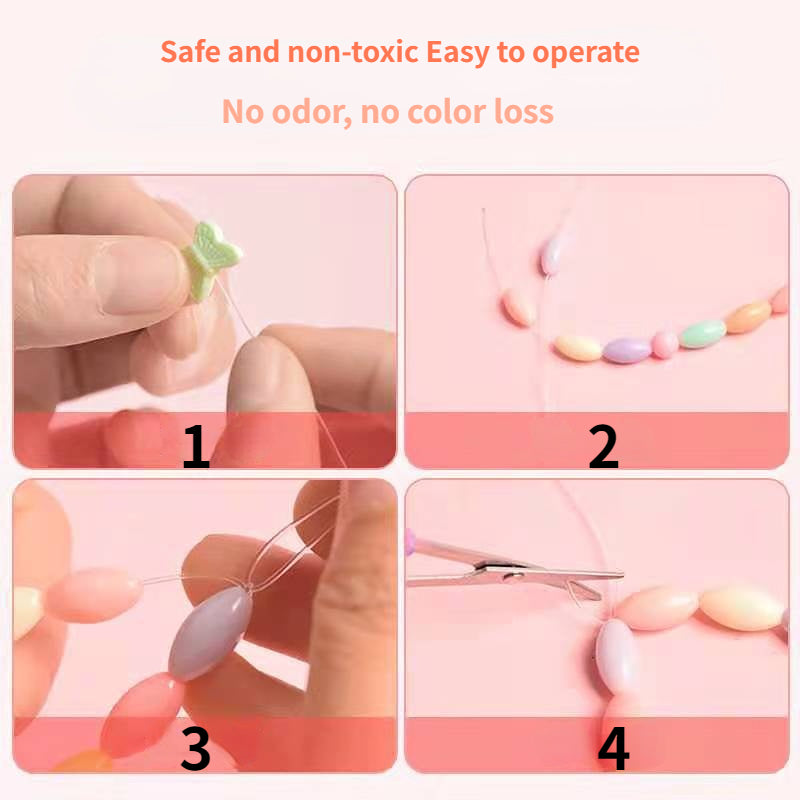 Girls DIY Bracelet Making Kit with Charms Beads & Bracelets