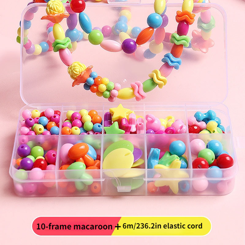 Girls DIY Bracelet Making Kit with Charms Beads & Bracelets