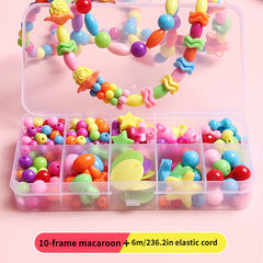 Girls DIY Bracelet Making Kit with Charms Beads & Bracelets