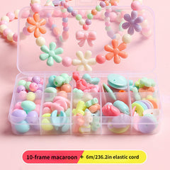 Girls DIY Bracelet Making Kit with Charms Beads & Bracelets