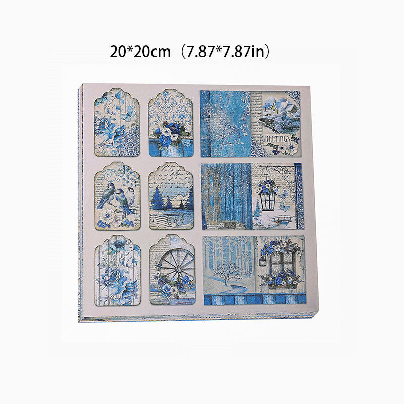 15 Sheets Retro Journal Ballet Decoration DIY Tools Student Stationery