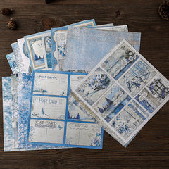 15 Sheets Retro Journal Ballet Decoration DIY Tools Student Stationery