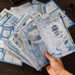 15 Sheets Retro Journal Ballet Decoration DIY Tools Student Stationery