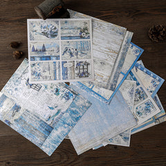 15 Sheets Retro Journal Ballet Decoration DIY Tools Student Stationery