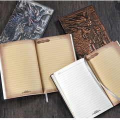 3D Evil Dragon Embossed Notebook Vintage A5 Diary Journals Handcraft