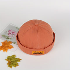 Retro Cotton Beanie Hat for Couple Students
