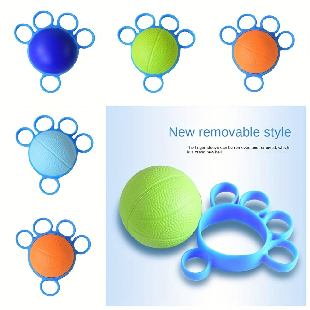 Finger Grip Ball Finger Expander Strength Recovery Trainer