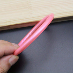 20-Color Glitter Jelly Silicone Bangle 65mm Bracelet Gift