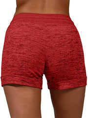 Dual Pockets Drawstring Shorts for Women