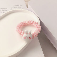 8pcs Rabbit Decor Scrunchies Hair Tie Hair Rope For Kids