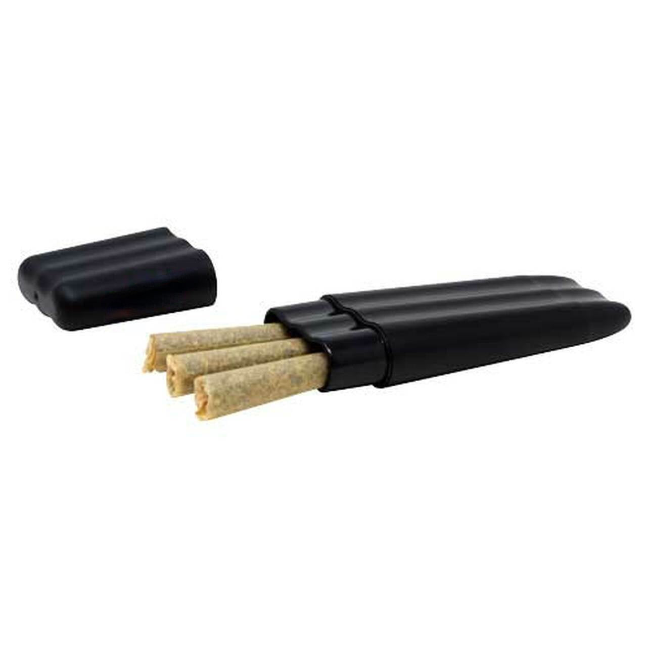 1pc 3-Tree Triple Preroll Cone Case Air Tight Storage for 3 Pre Rolled Cones