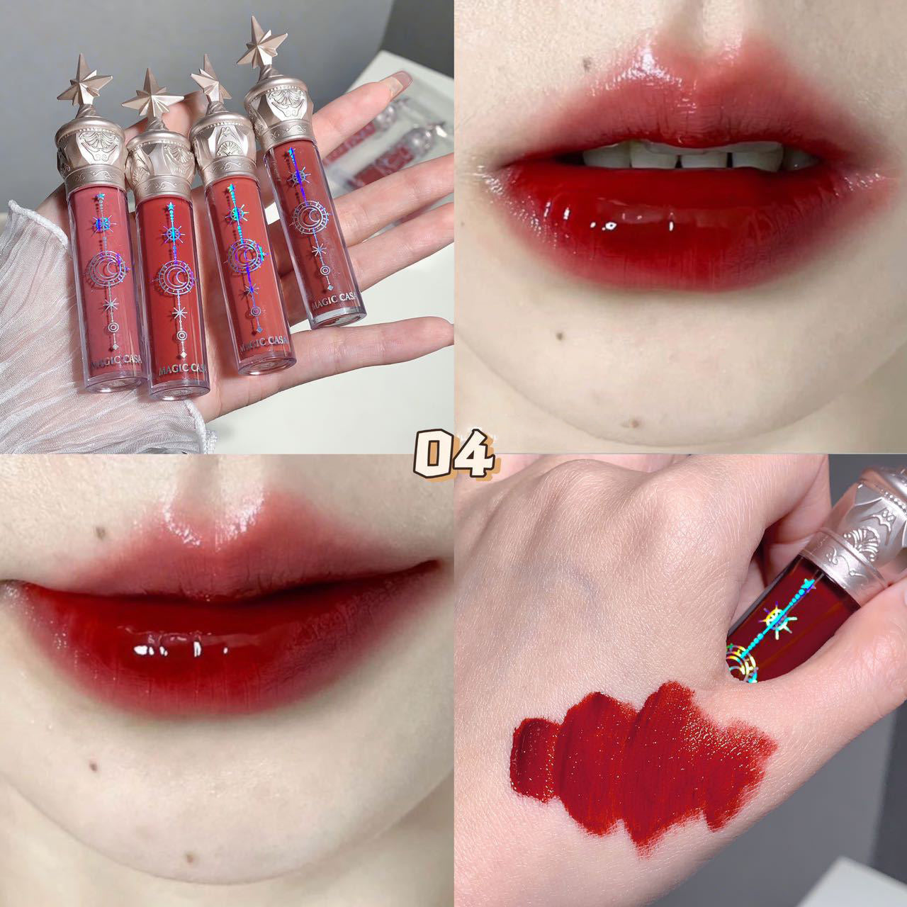 Moisturizing Mirror Lip Gloss Set Glass Glow Lips Thick Matte Lip Glaze Lipstick