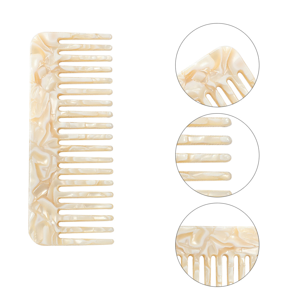 Detangling Hair Comb for Women Wide Tooth Brush Curly Long Hair