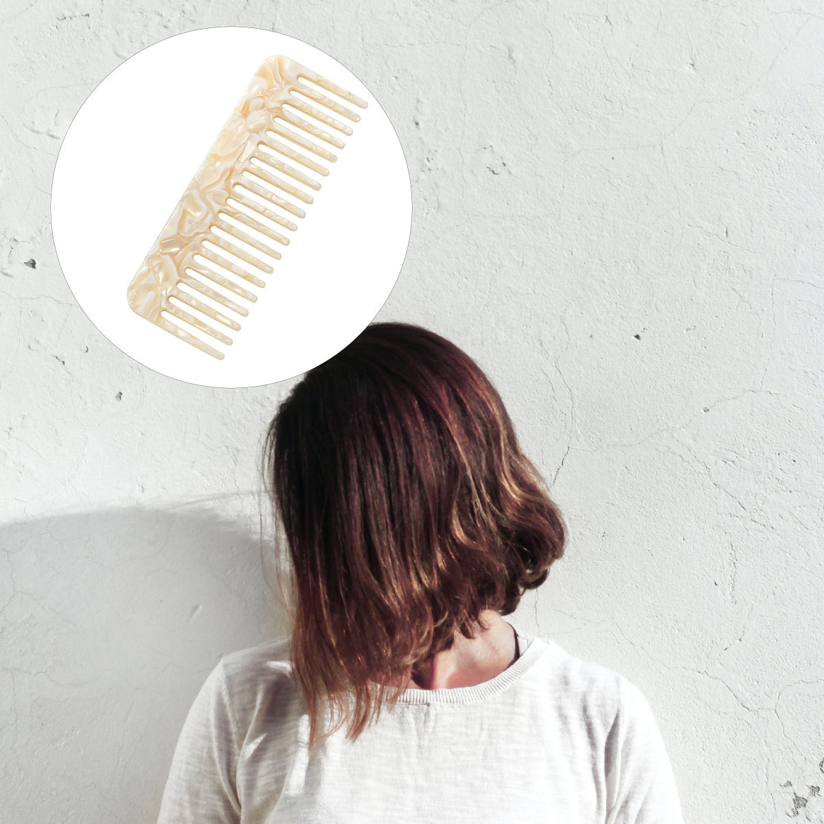 Detangling Hair Comb for Women Wide Tooth Brush Curly Long Hair