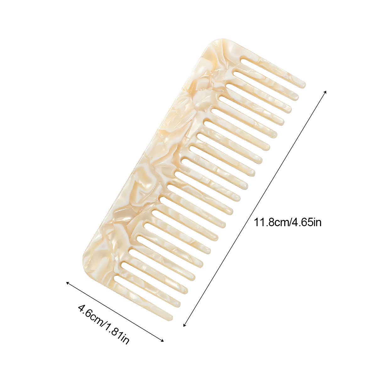 Detangling Hair Comb for Women Wide Tooth Brush Curly Long Hair