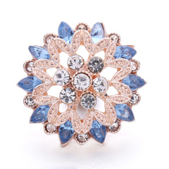 Rhinestone Crystal Snap Button Jewelry For DIY Accessories