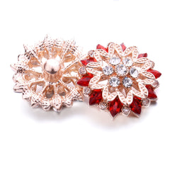 Rhinestone Crystal Snap Button Jewelry For DIY Accessories