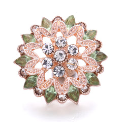 Rhinestone Crystal Snap Button Jewelry For DIY Accessories
