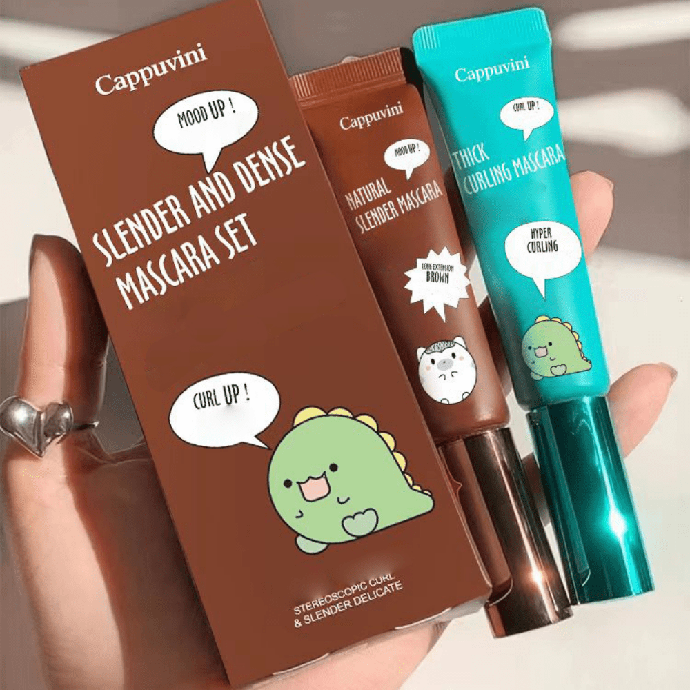 Brown Slender Mascara Dense Small Soft Brush Waterproof