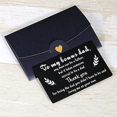 Dad Gift Wallet Card Insert From Daughter Son Birthday Christmas