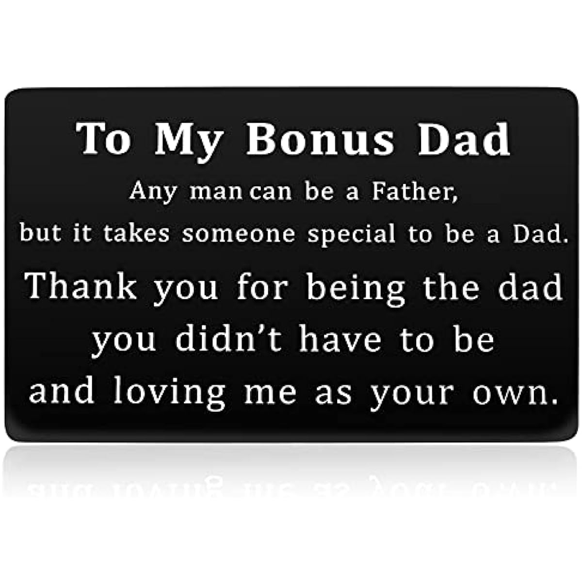 Dad Gift Wallet Card Insert From Daughter Son Birthday Christmas