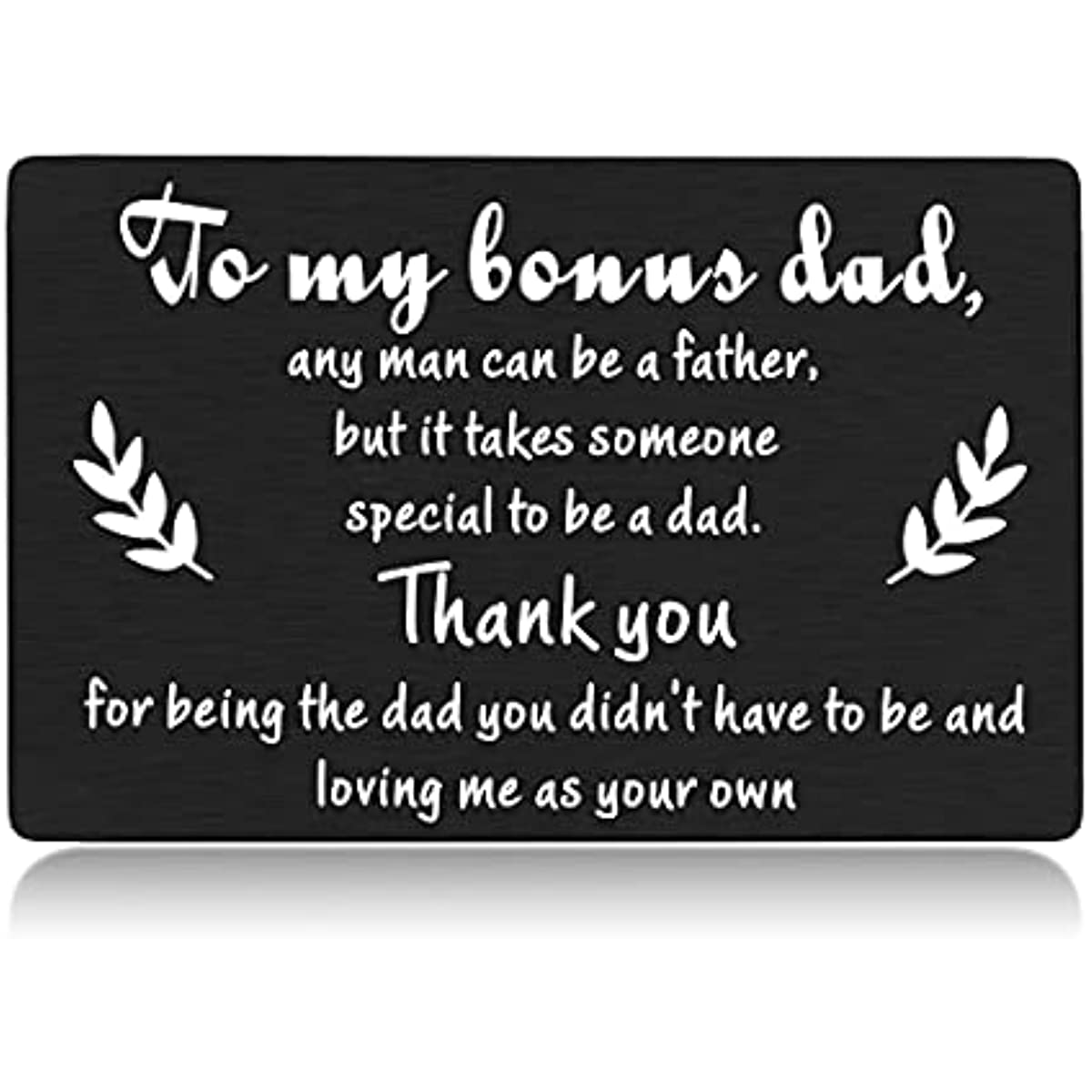 Dad Gift Wallet Card Insert From Daughter Son Birthday Christmas