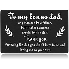 Dad Gift Wallet Card Insert From Daughter Son Birthday Christmas