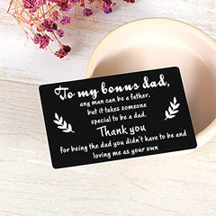Dad Gift Wallet Card Insert From Daughter Son Birthday Christmas