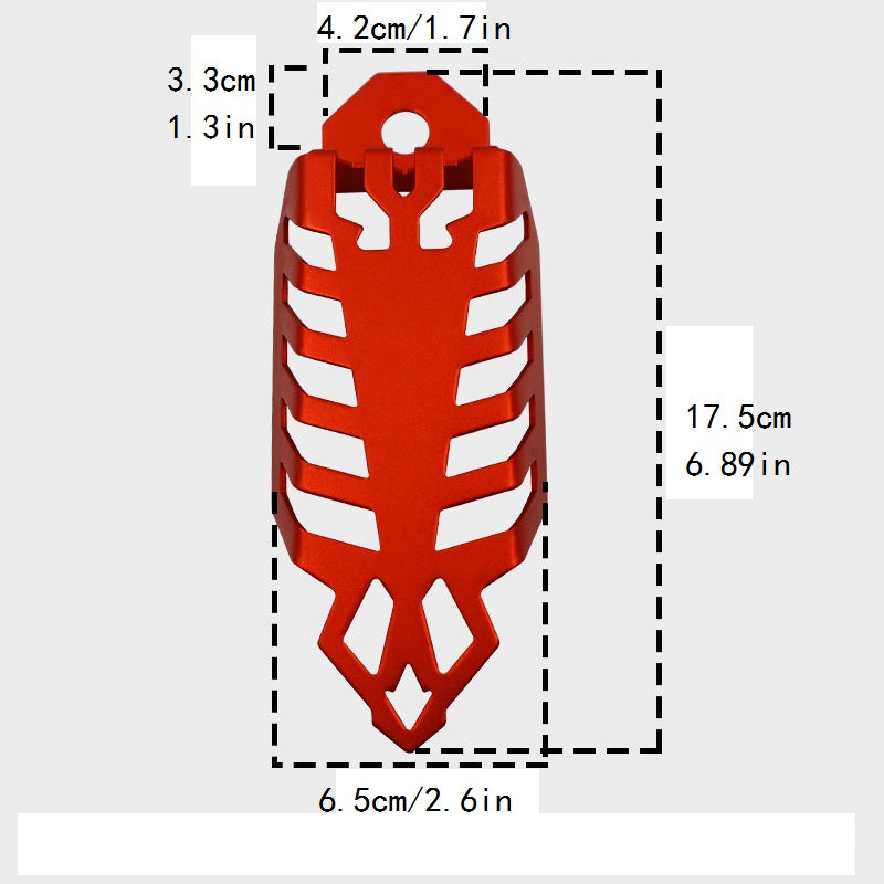 Universal Aluminum Shock Absorber Cover for Motorcycle