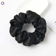 Large Satin Scrunchies Solid Hair Rope Hair Tie Hair Ring
