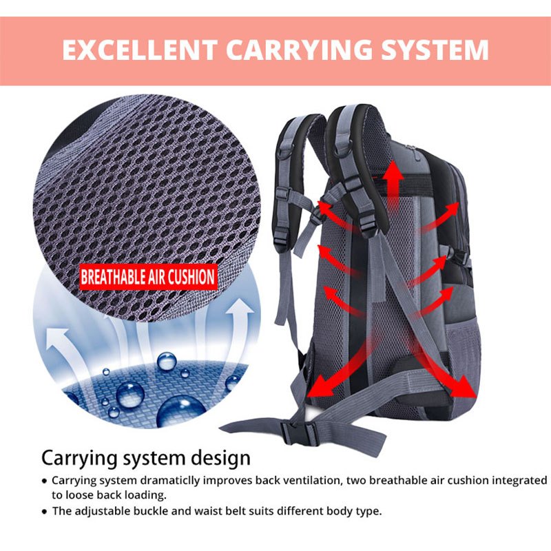 Waterproof Travel Backpacks Men Climbing Hiking Backpack