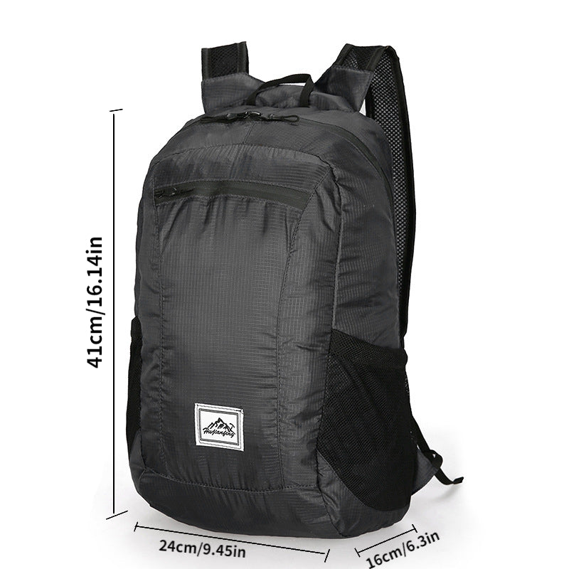 Foldable Waterproof Backpack for Traveling - Lightweight Portable Bag