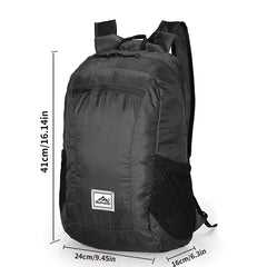 Foldable Waterproof Backpack for Traveling - Lightweight Portable Bag