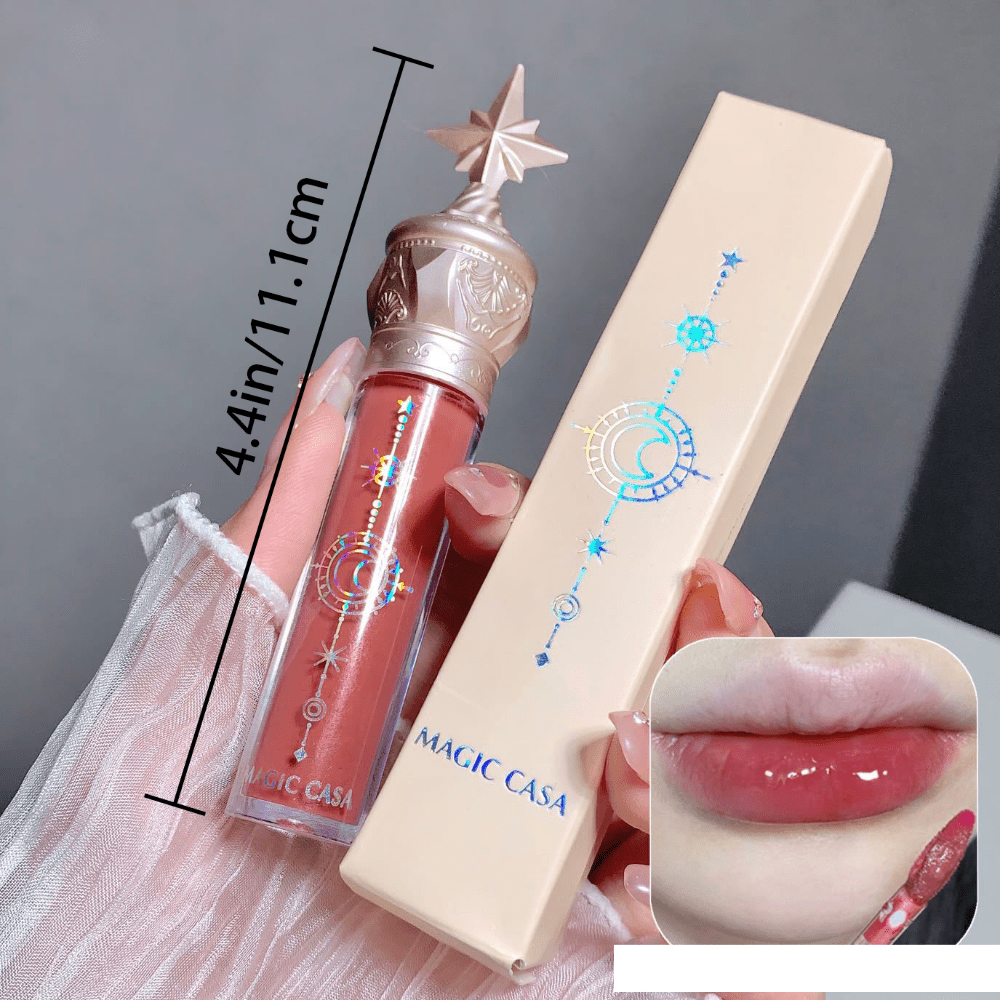 Moisturizing Mirror Lip Gloss Set Glass Glow Lips Thick Matte Lip Glaze Lipstick